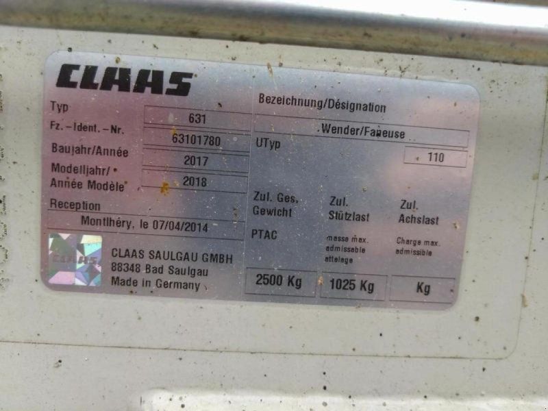 Claas VOLTO 631