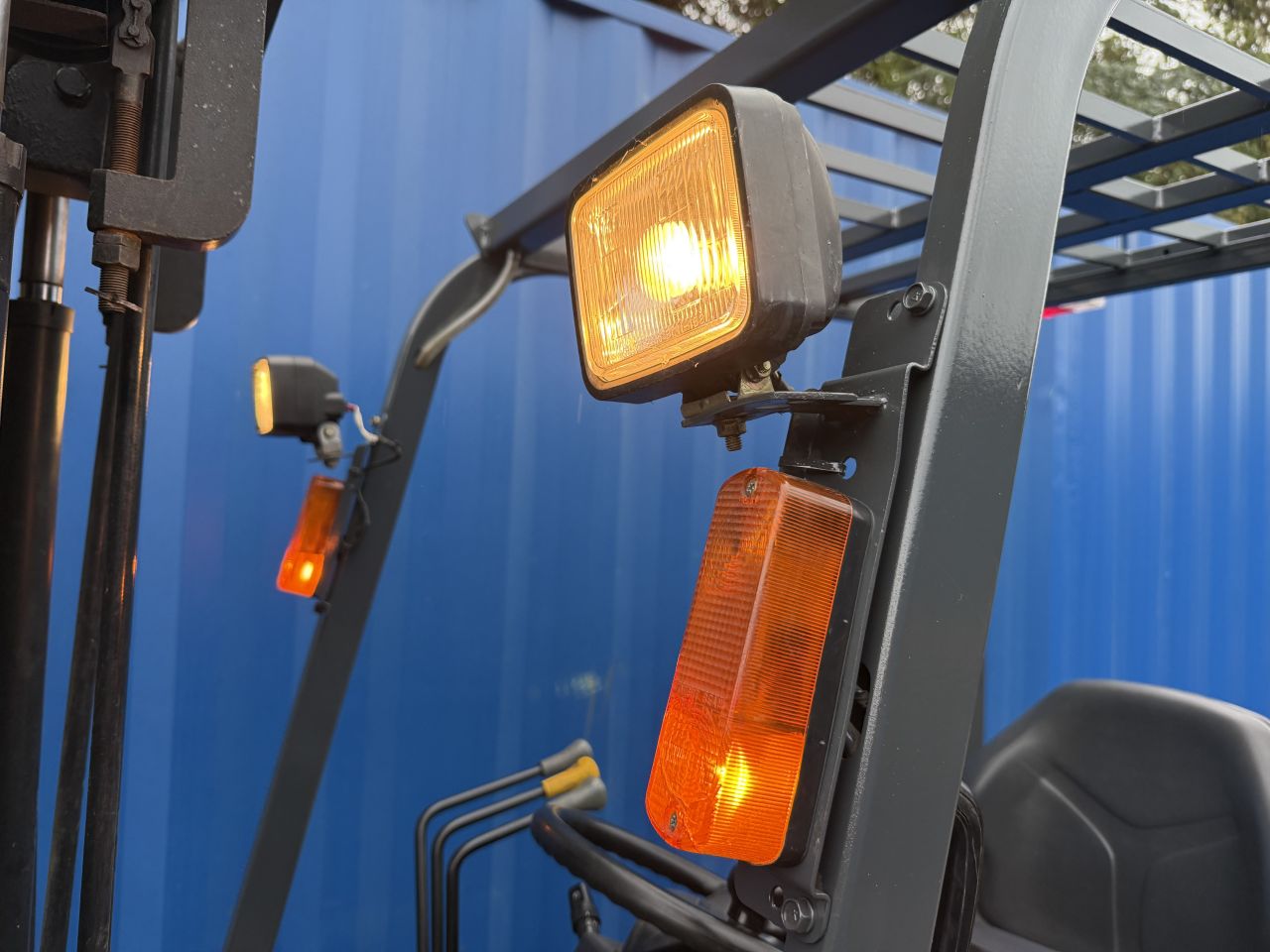 TCM 1.5 tonner elektrisch 3-delig Freelift Sideshift verlichting