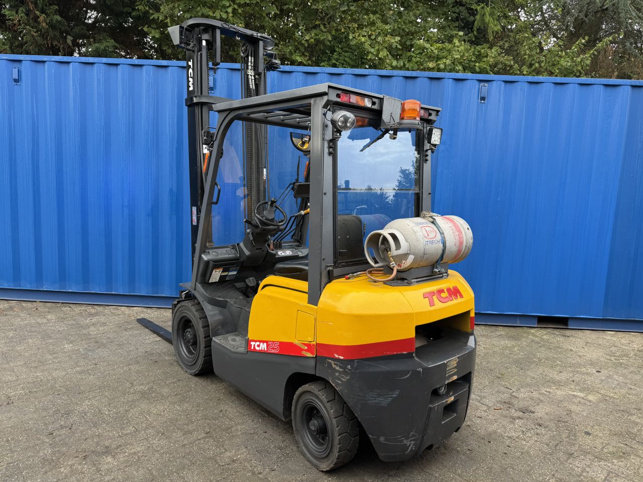 TCM 2.5 tonner LPG heftruck 4.7M BJ2013 Sideshift verlichting