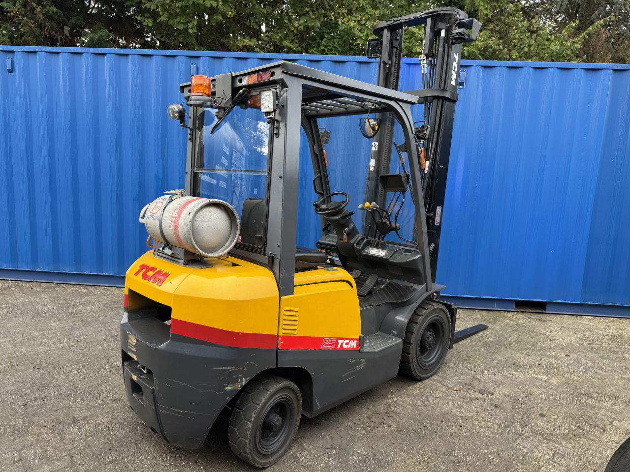 TCM 2.5 tonner LPG heftruck 4.7M BJ2013 Sideshift verlichting