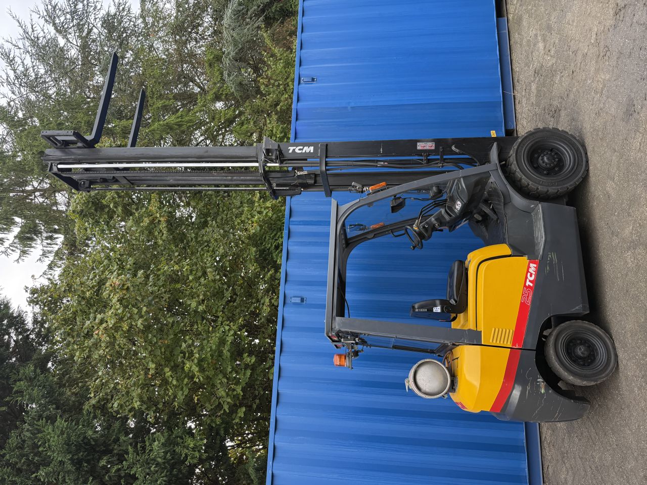 TCM 2.5 tonner LPG heftruck 4.7M BJ2013 Sideshift verlichting