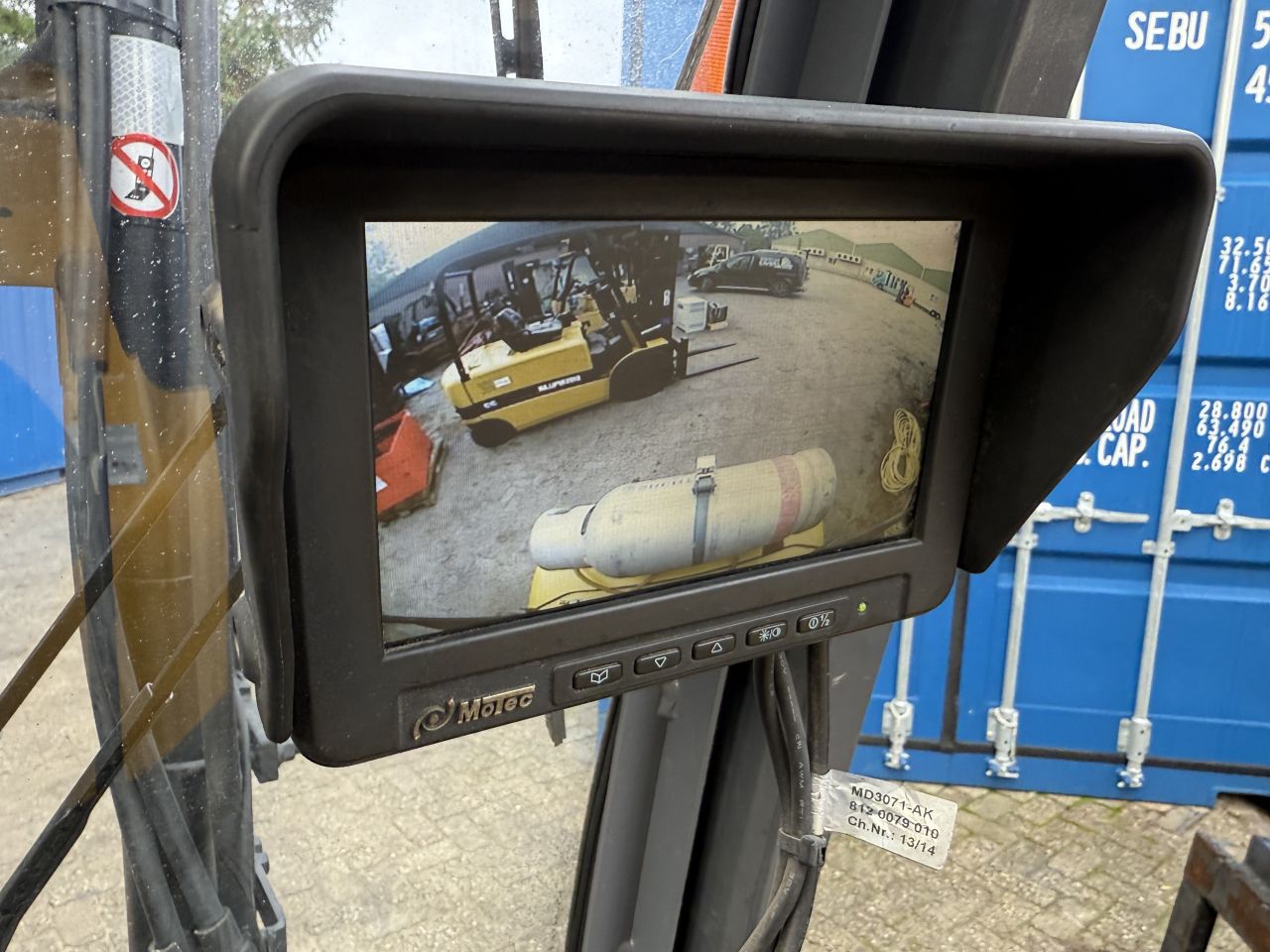 TCM 2.5 tonner LPG heftruck 4.7M BJ2013 Sideshift verlichting