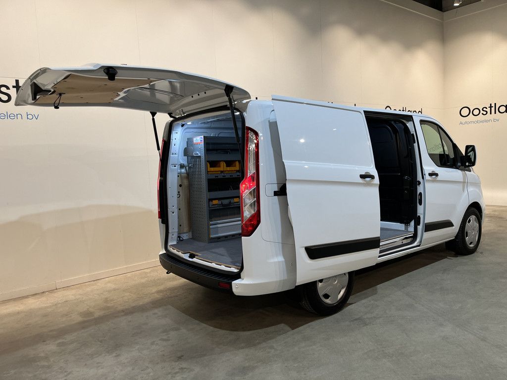 Ford Transit Custom 340 L1H1 PHEV Trend Automaat / Euro 6 / Servicebus / Inrichting / Airco / Cruise Control / Camera / CarPlay / Klep / 3-Zits / 18.000 KM !!
