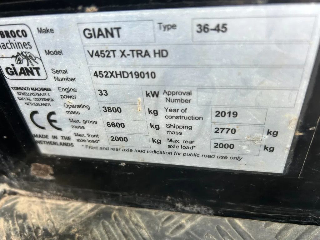 Giant V452T X-TRA HD Met Tandempomp