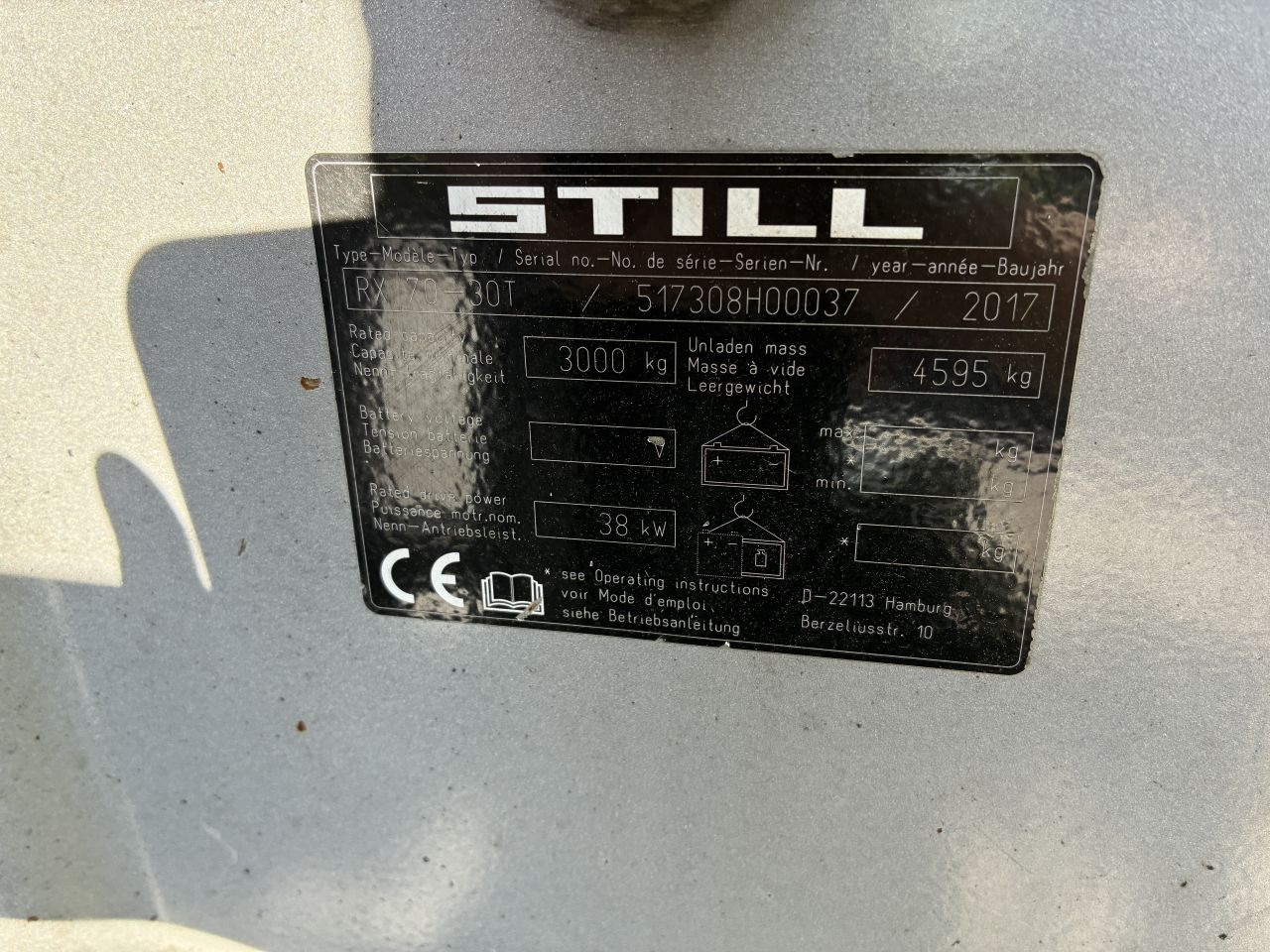 Still RX70-30T 2017 LPG Hybrid