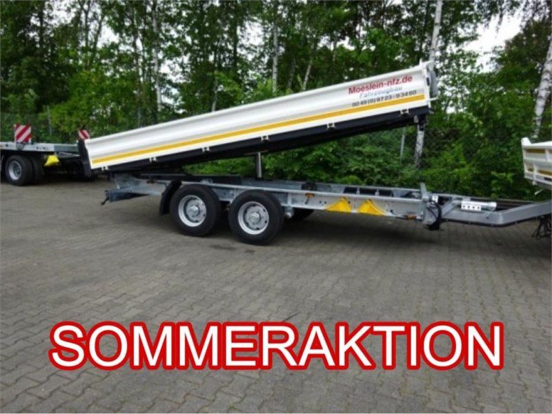 Möslein TTD 11 Weiß neuer Tandem 3- Seitenkipper Tieflade