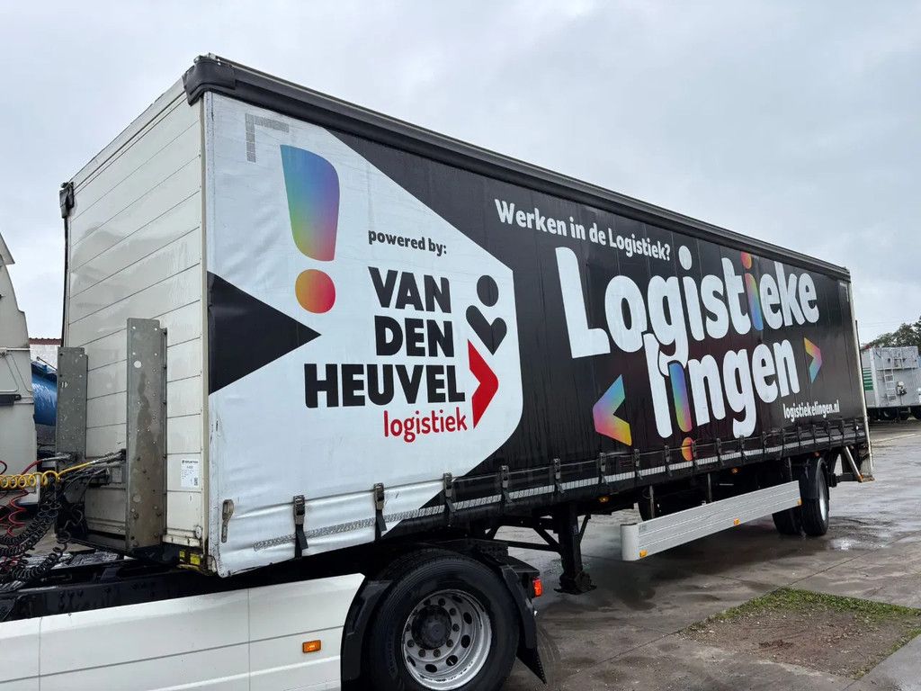 Groenewegen 11M City-trailer Stuuras Dhollandia Laadklep 2000KG APK/TUV 08-04-2026