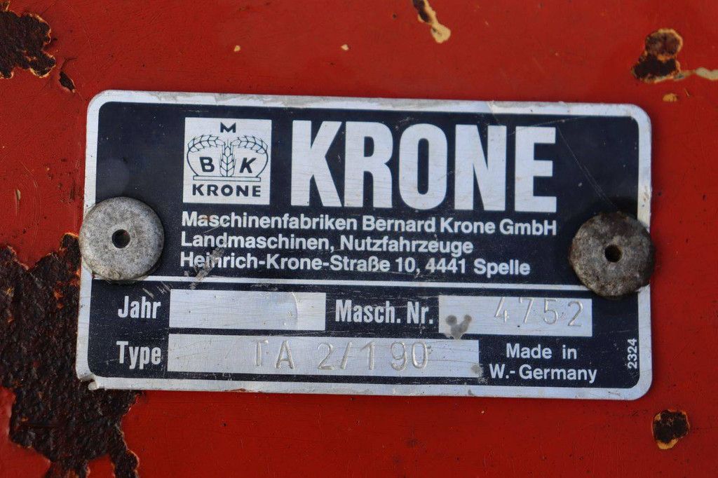 Mähwerk Krone TA 2/190