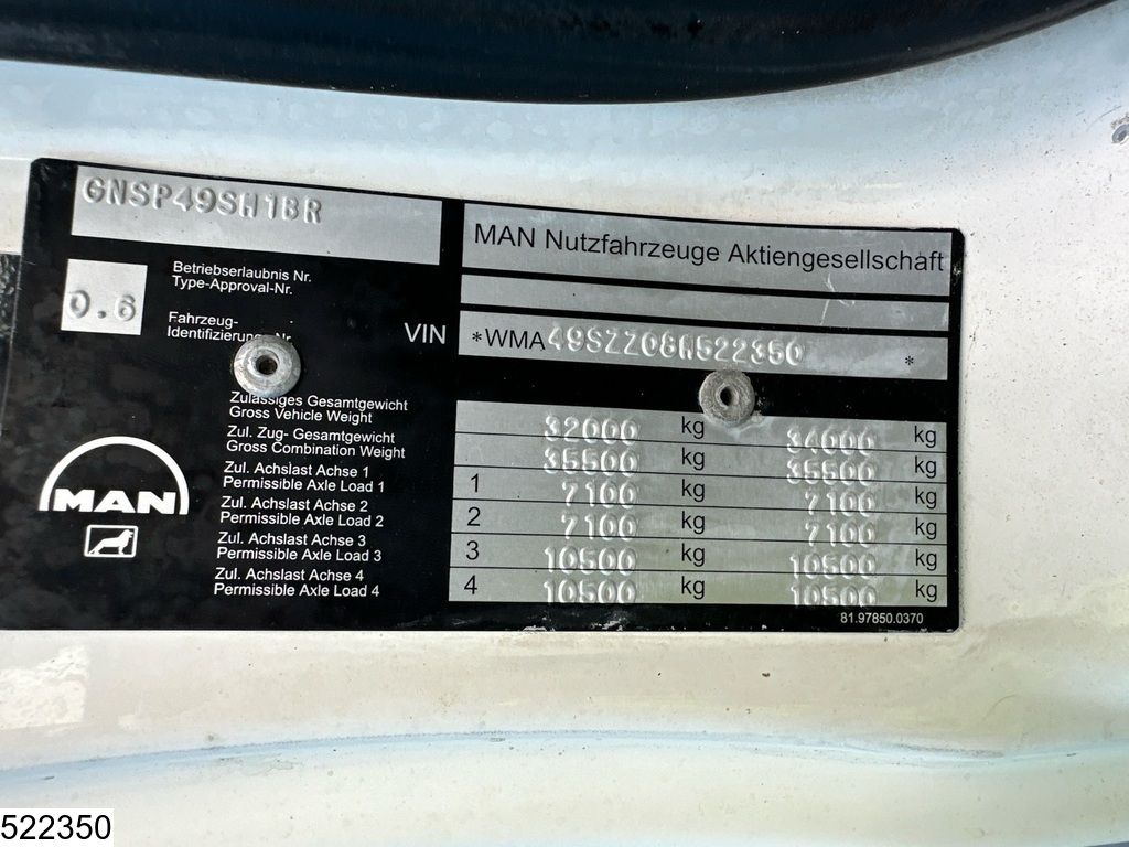 MAN TGS 32 360 8x4, EURO 4, SCHWING, 9m3, Manual