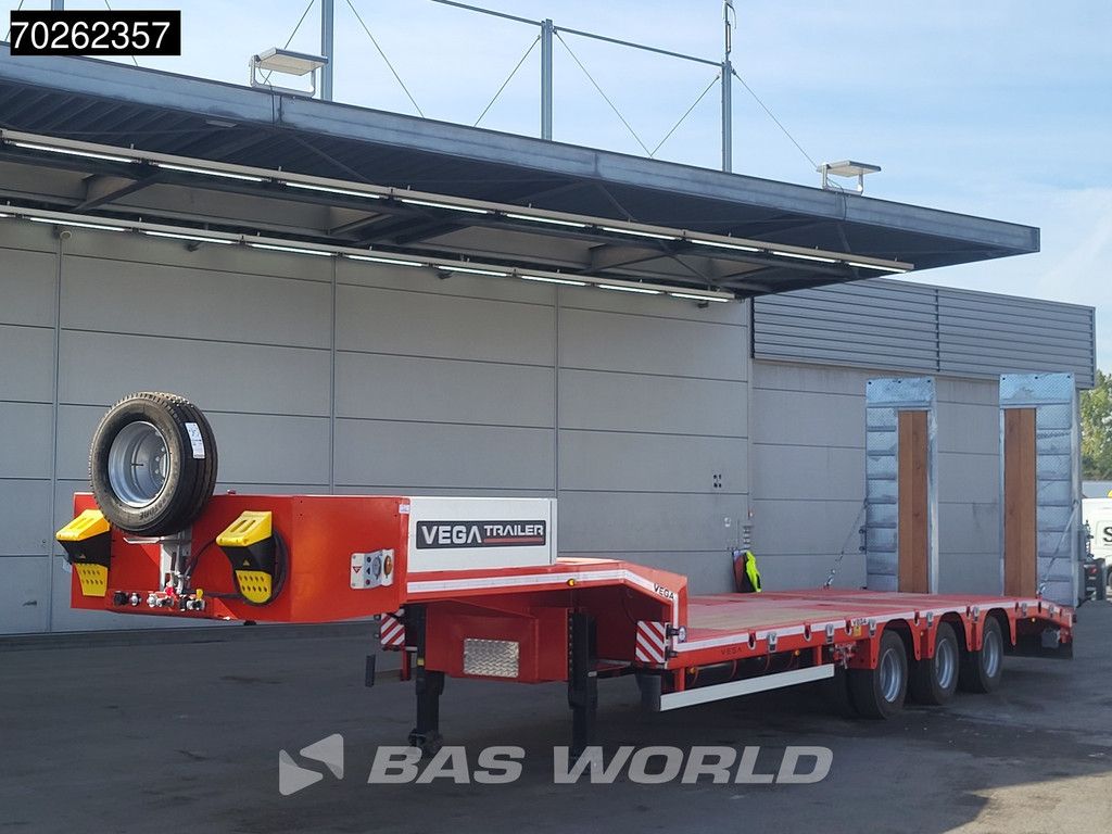 Vega Lowbed 2 assen NEW Hydr. Ramps. Lift+Steering Axle