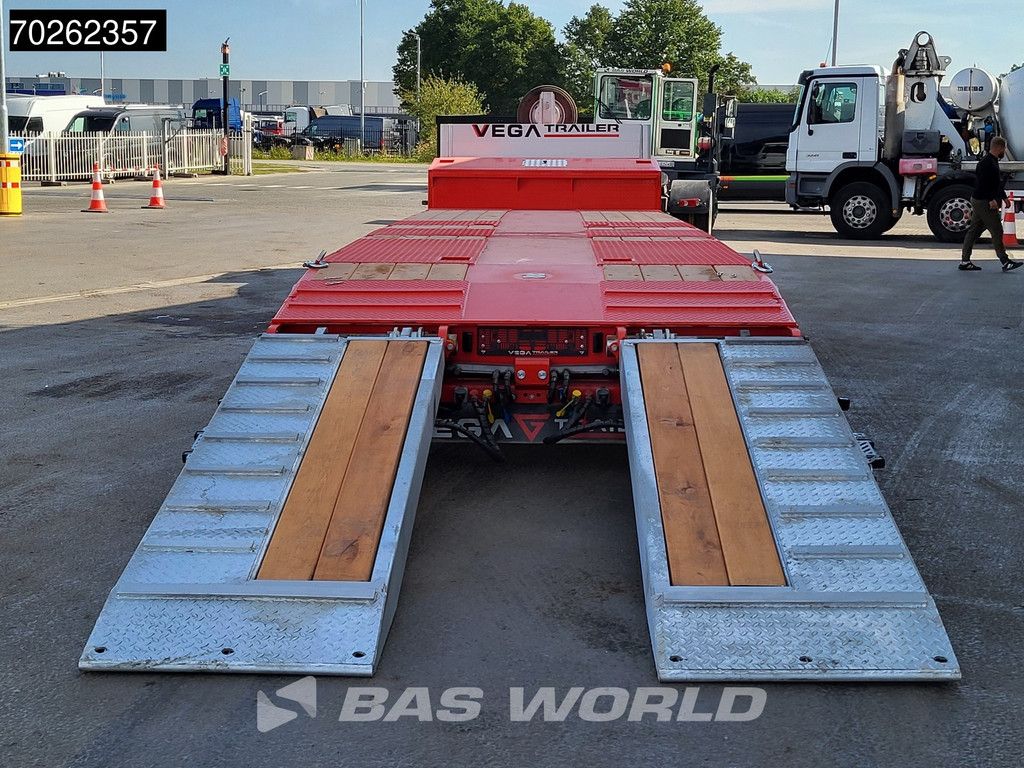 Vega Lowbed 2 assen NEW Hydr. Ramps. Lift+Steering Axle