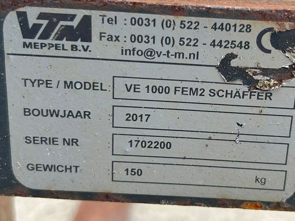 VTM Palletvorken VE Gem 2A 100x40x1000