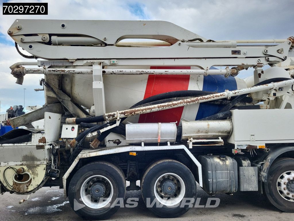 Mercedes Actros 3241 8X4 Putzmeister TMM 21-3 Mixer Big-Axle Steelsuspension Automatic Euro 4