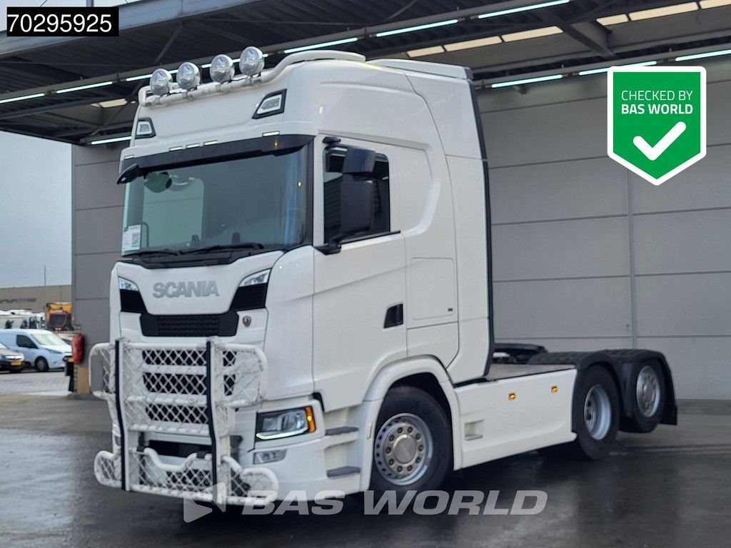 Scania S540 6X2 Retarder Full-Air 2xTanks Standairco Leather ACC LED Navi Euro 6