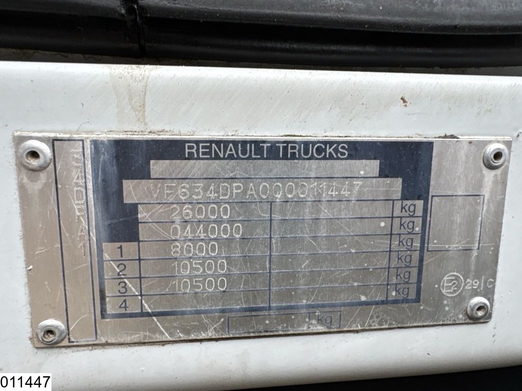 Renault Kerax 380 Dxi 6X4, EURO 5, Palfinger, Manual