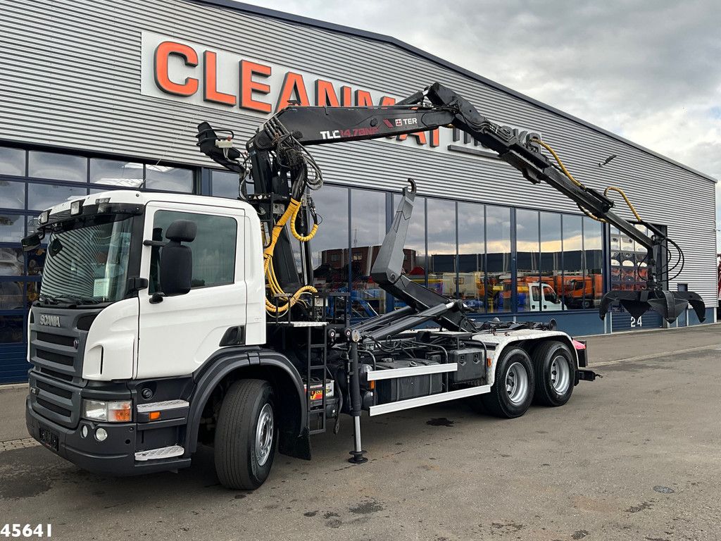 Scania P 380 Terex 14 Tonmeter laadkraan
