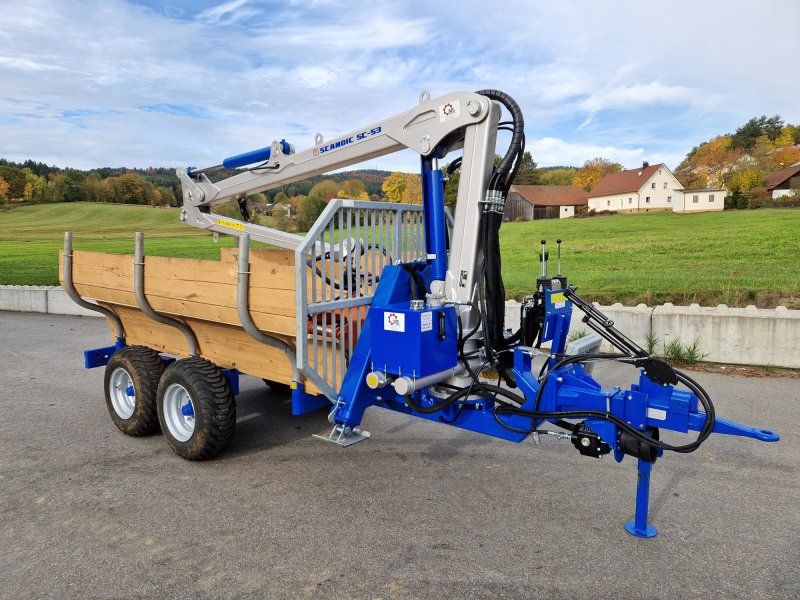 Scandic ST-6 SC-53 7,4to Auflauf Hydraulische Bremse Funkkranwinde Eigen