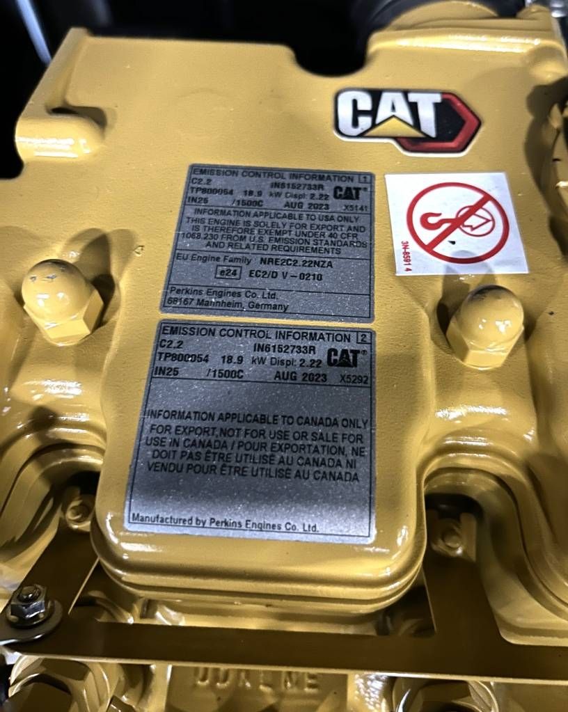 CAT XQP20 - Generator 20 kVA Stage V - DPX-18121