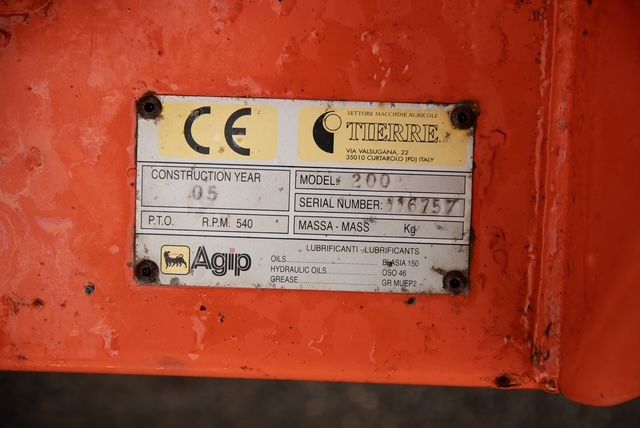 Tierre TCL 200 Klepelmaaier Seitenmulcher