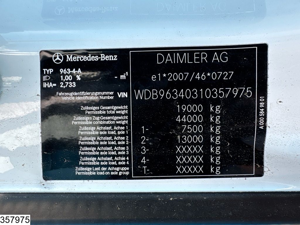 Mercedes Actros 1845 EURO 6, Hydraulic