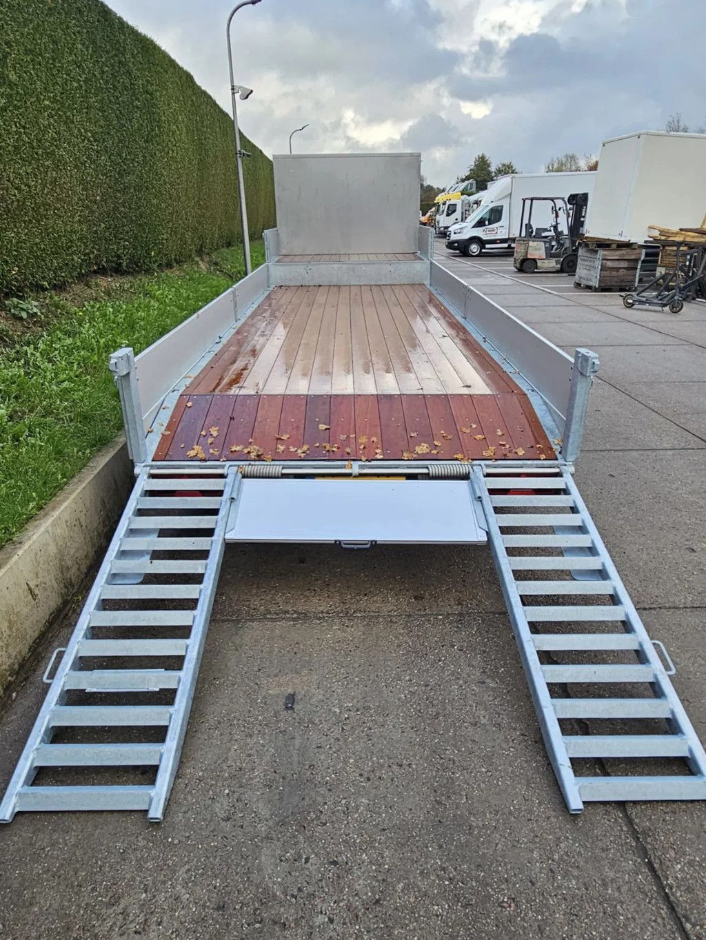 Veldhuizen 8,0-tons Semi-dieplader oplegger