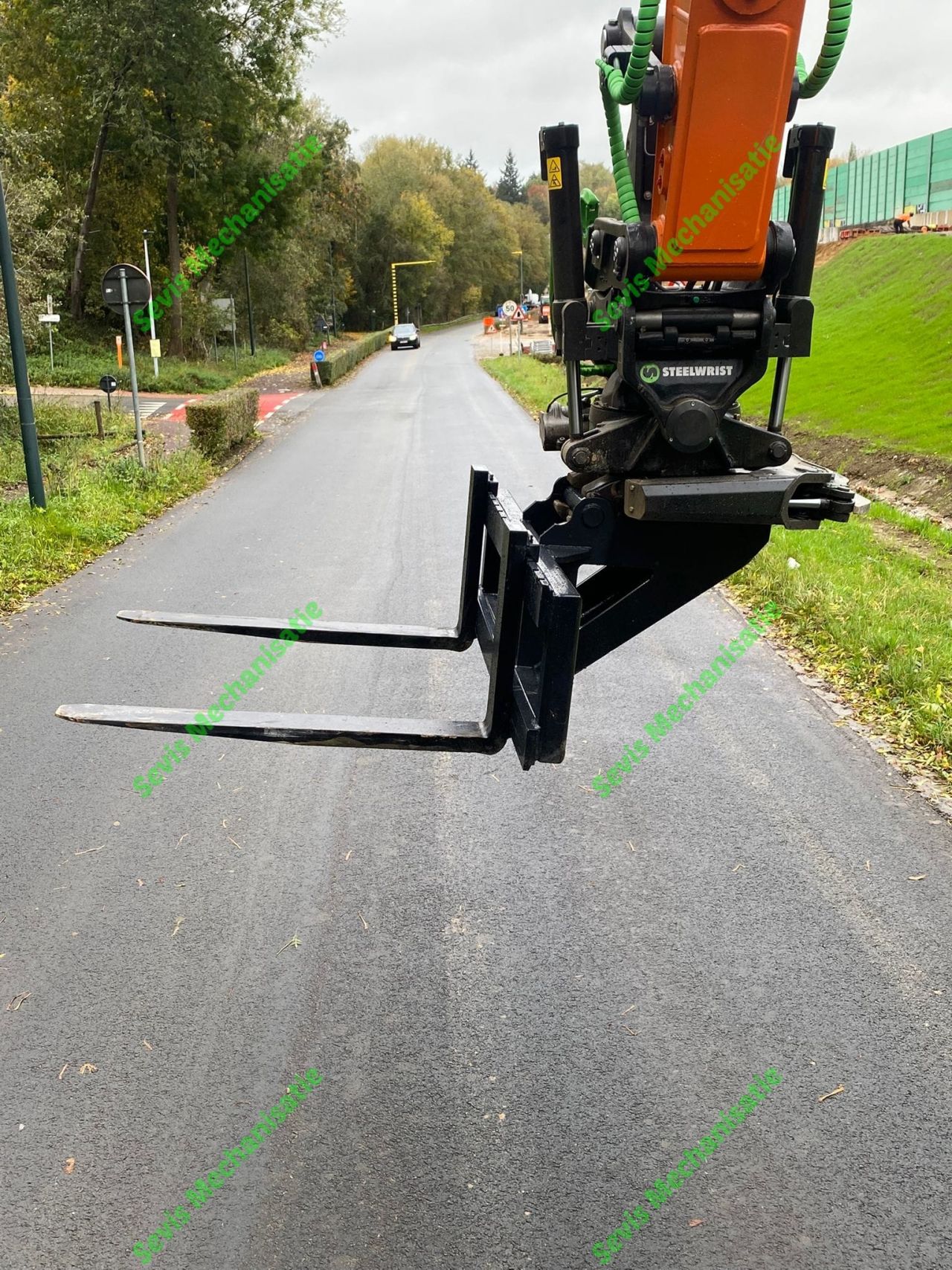 S60 Palletvork Palletframe Lepels Palletbord Graafmachine