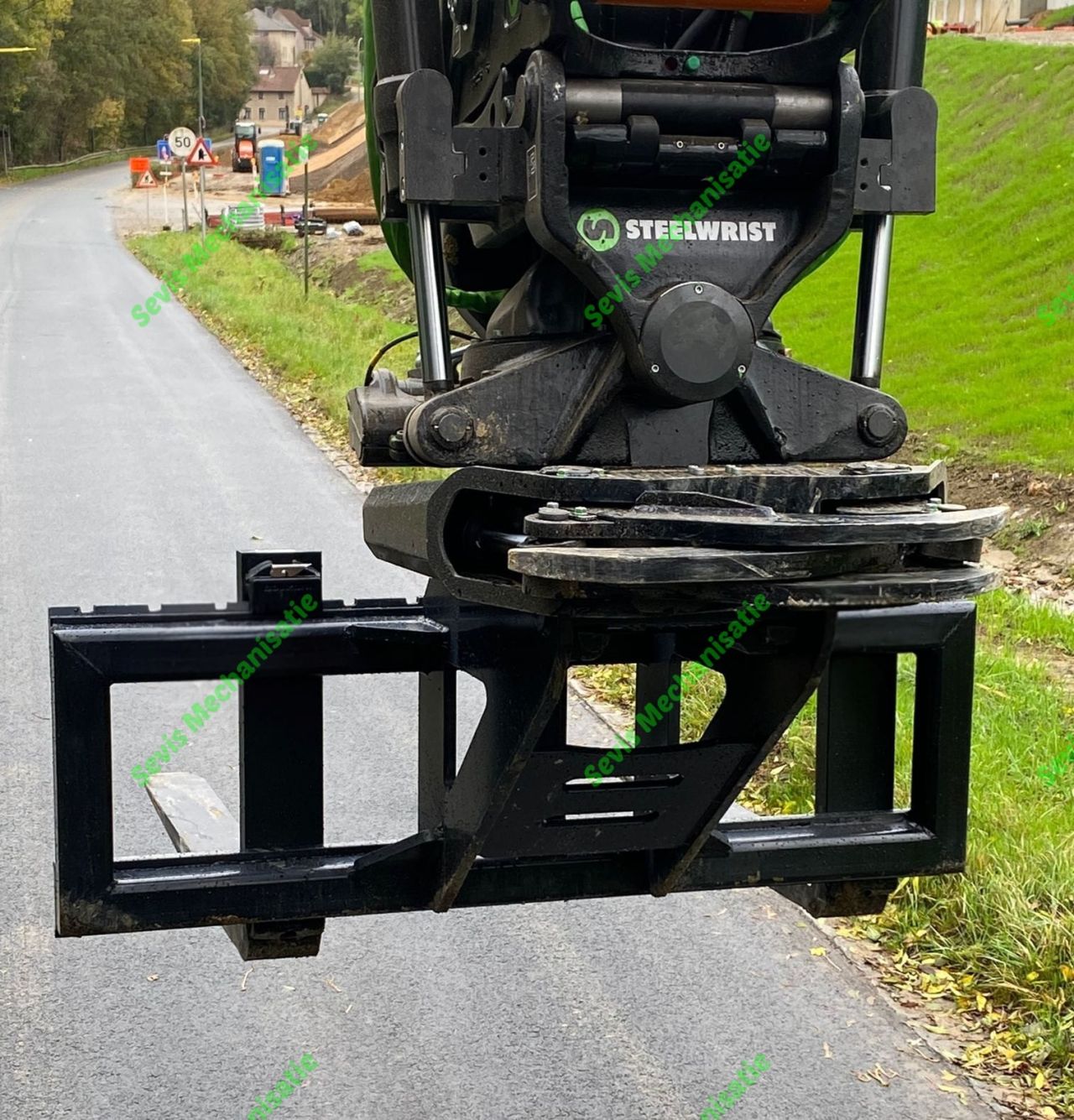 S60 Palletvork Palletframe Lepels Palletbord Graafmachine