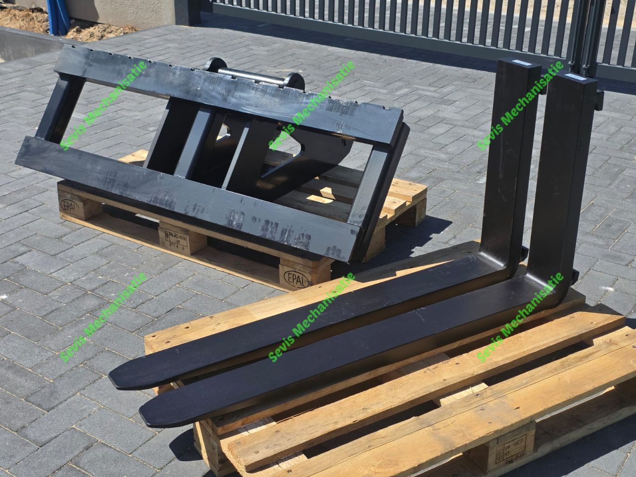 S60 Palletvork Palletframe Lepels Palletbord Graafmachine