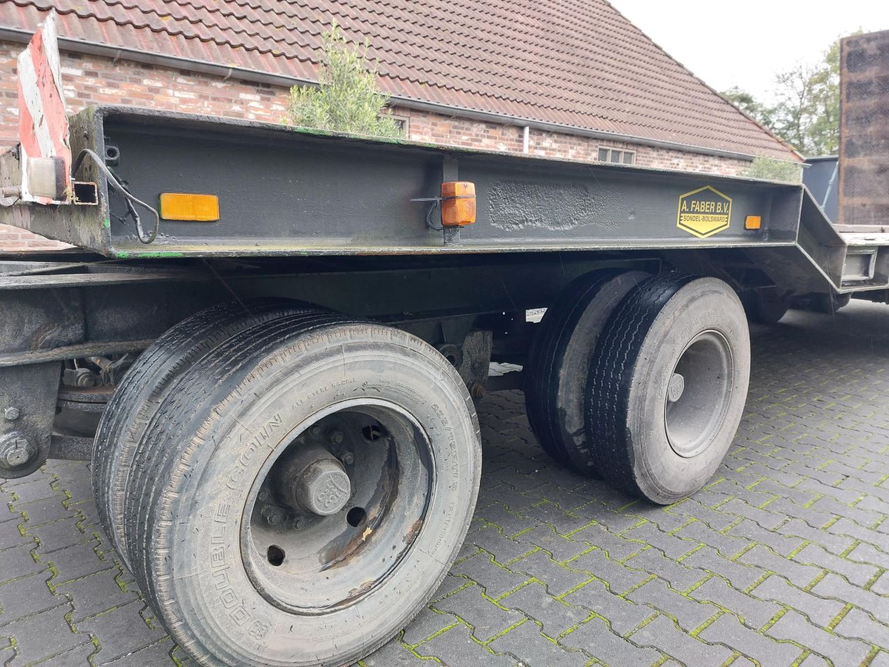 Goldhofer 4 assige semi dieplader
