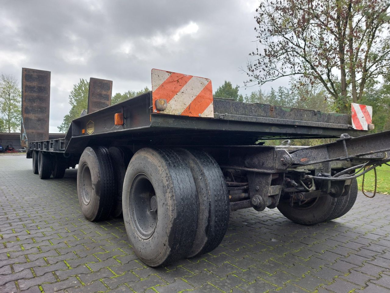 Goldhofer 4 assige semi dieplader