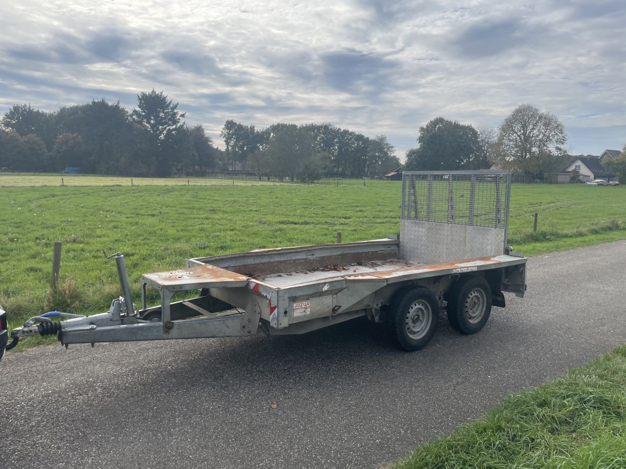 Ifor williams aanhanger dubbelasser machine va transporter hulco