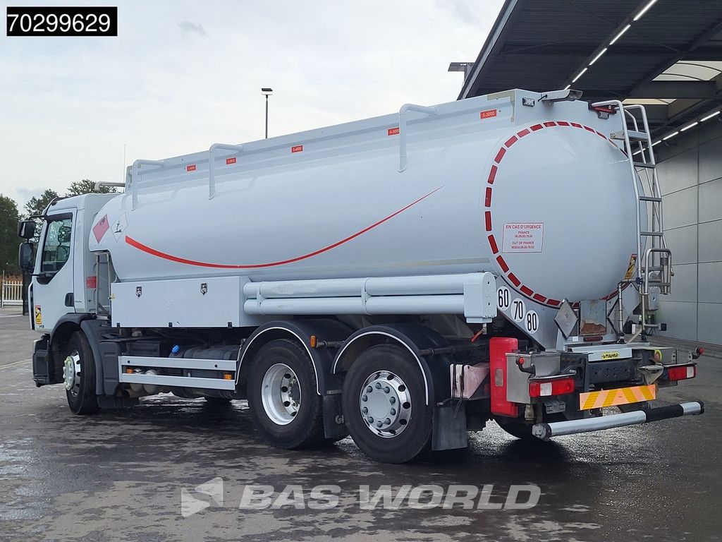 Renault Premium 340 6X2 18540 Liter Fuel tanker Retarder ADR Manual Euro 5