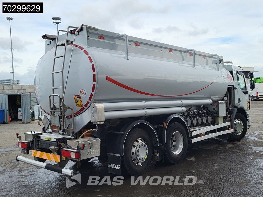 Renault Premium 340 6X2 18540 Liter Fuel tanker Retarder ADR Manual Euro 5