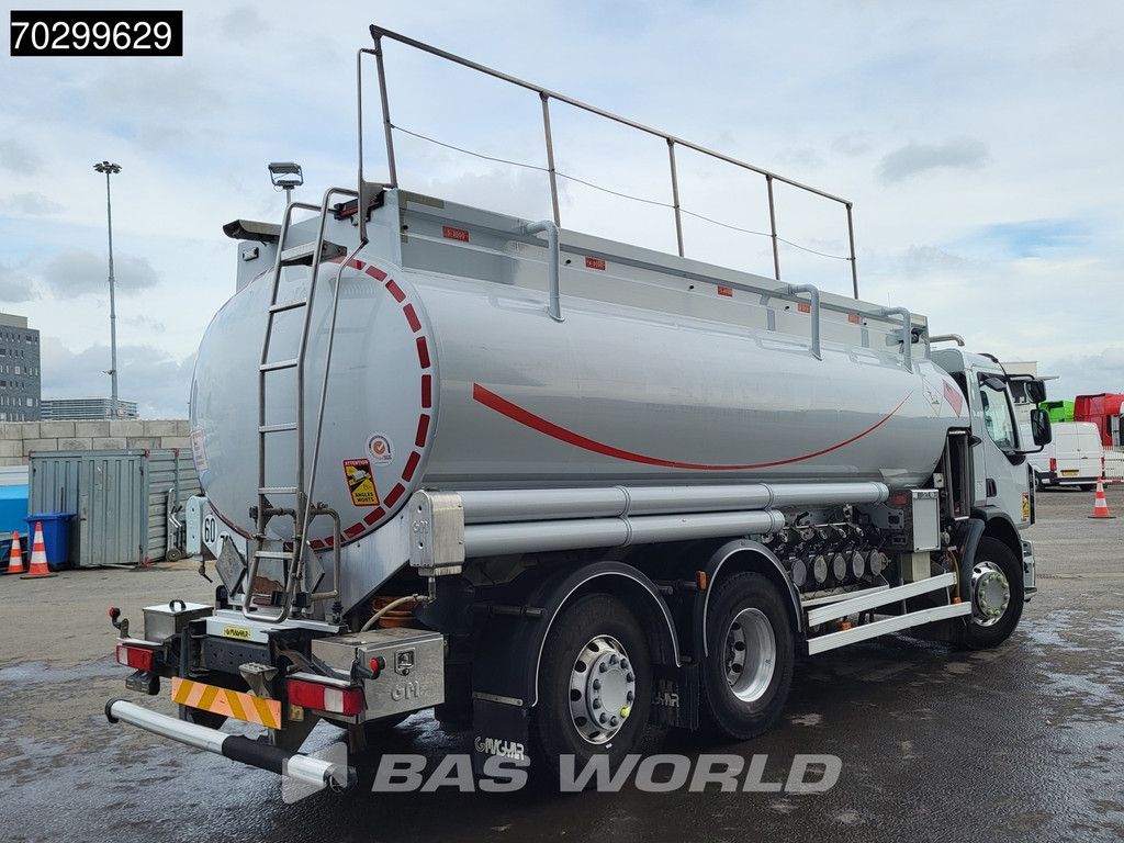 Renault Premium 340 6X2 18540 Liter Fuel tanker Retarder ADR Manual Euro 5