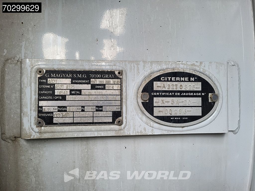 Renault Premium 340 6X2 18540 Liter Fuel tanker Retarder ADR Manual Euro 5
