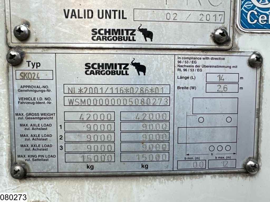 Schmitz Koel vries Carrier Vector 1550