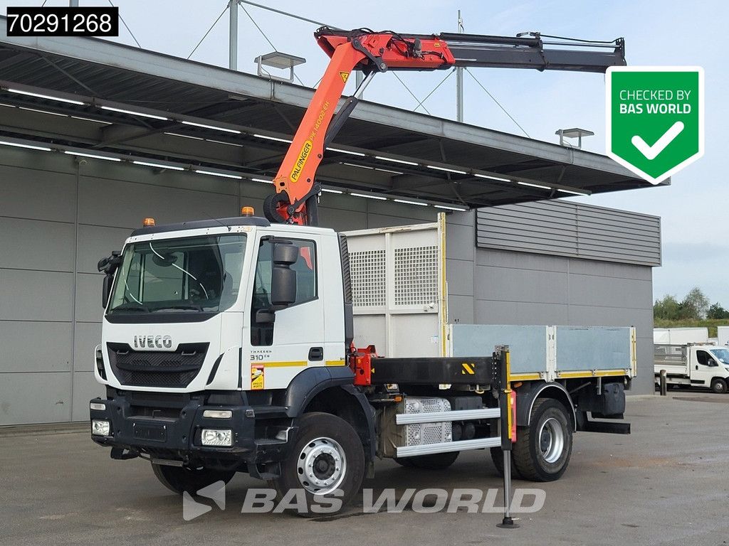 Iveco Trakker 310 4X2 Palfinger PK14002 EH Crane Kran Rotator Steelsuspension Big-Axle Manual Euro 6