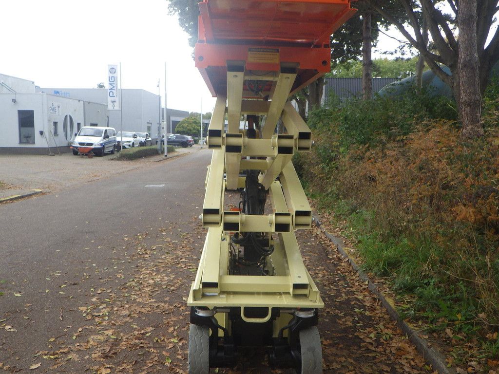 Scissor lift JLG 2032ES Electric 8.10m 2015 with Transport trailer Vlemmix E 3500kg 2025 New