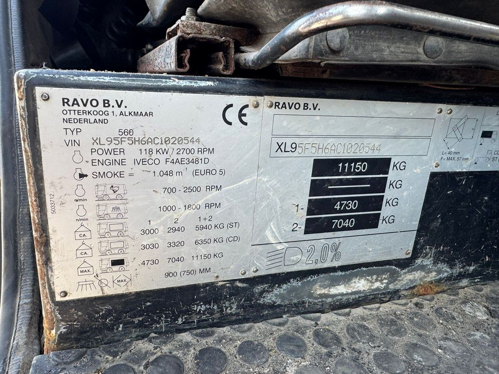 Ravo Ravo 560 sweeper Ravo 560 sweeper