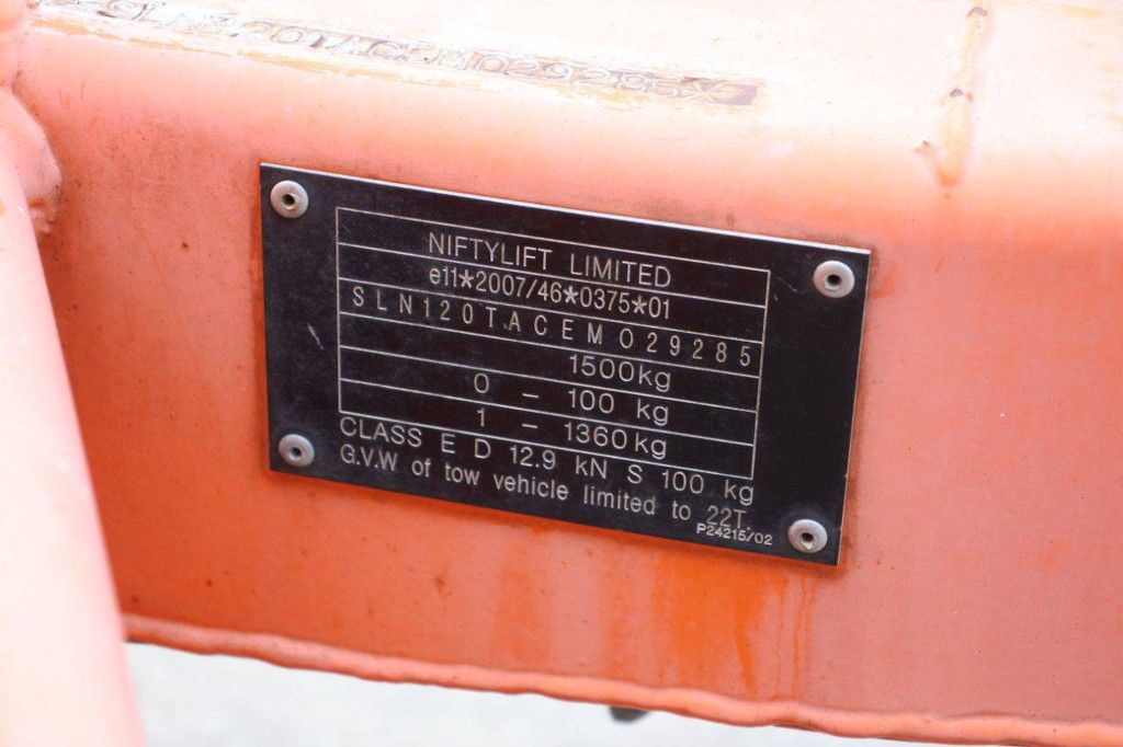 Niftylift 120TAC Elektrische Gelenkteleskoparbeitsbühne, 12,2 m, 2014