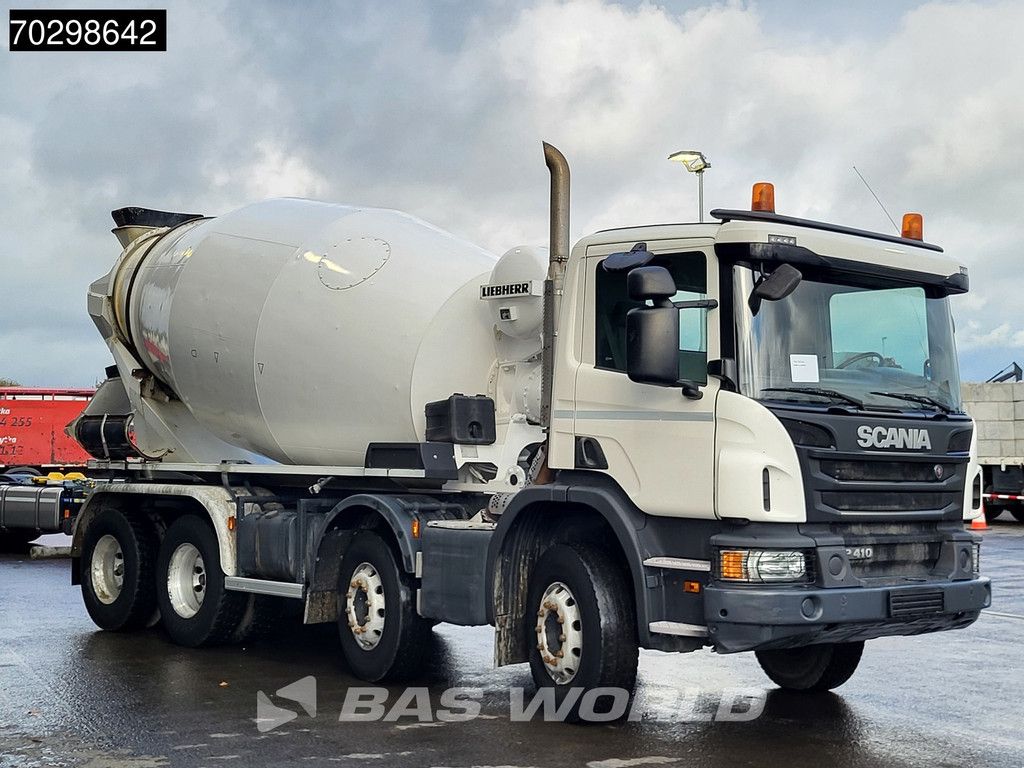Scania P410 8X4 9m3 Liebherr mixer Automatic Steelsuspension Euro 6