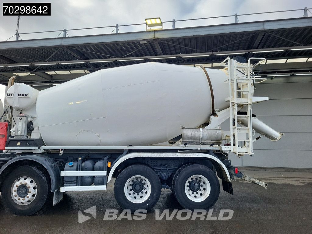 Scania P410 8X4 9m3 Liebherr mixer Automatic Steelsuspension Euro 6