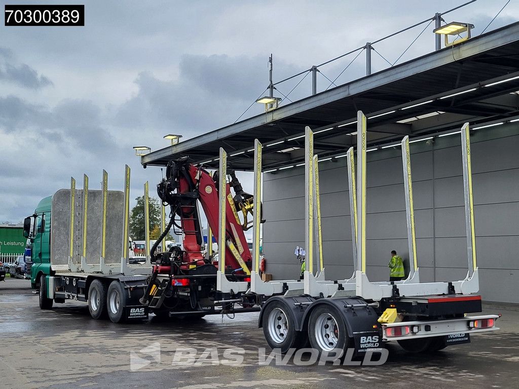 MAN TGX 26.540 6X4 TAJFUN L150Z.96 woodcrane Holztransport Manual Retarder Euro 5