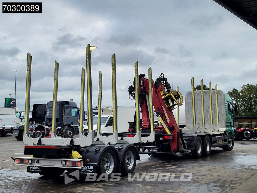 MAN TGX 26.540 6X4 TAJFUN L150Z.96 woodcrane Holztransport Manual Retarder Euro 5