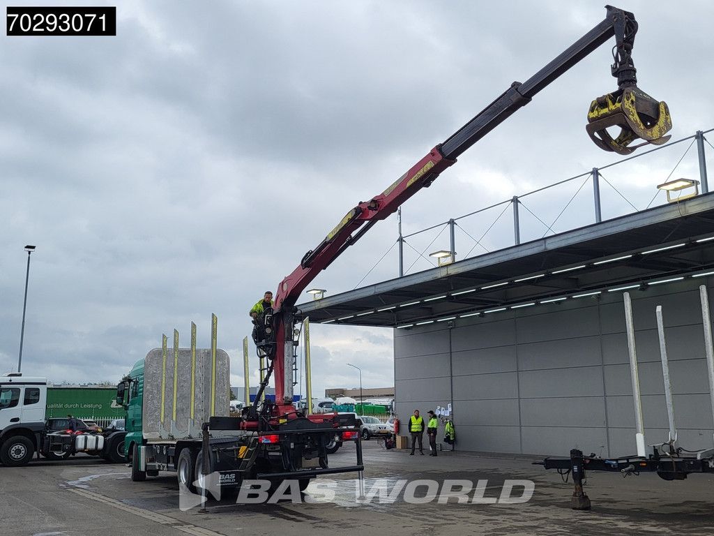 MAN TGX 26.540 6X4 TAJFUN L150Z.96 woodcrane Holztransport Manual Retarder Euro 5
