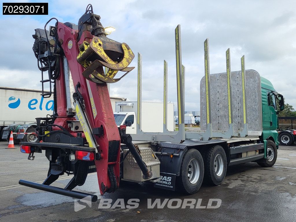 MAN TGX 26.540 6X4 TAJFUN L150Z.96 woodcrane Holztransport Manual Retarder Euro 5