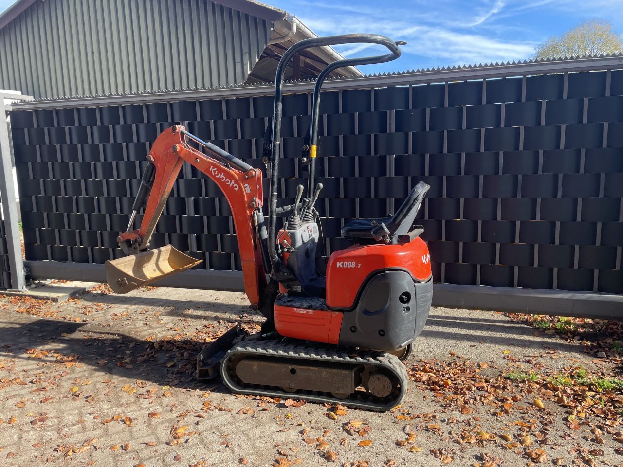 Kubota K008 mini graafmachine hitachi yanmar bobcat kobelco