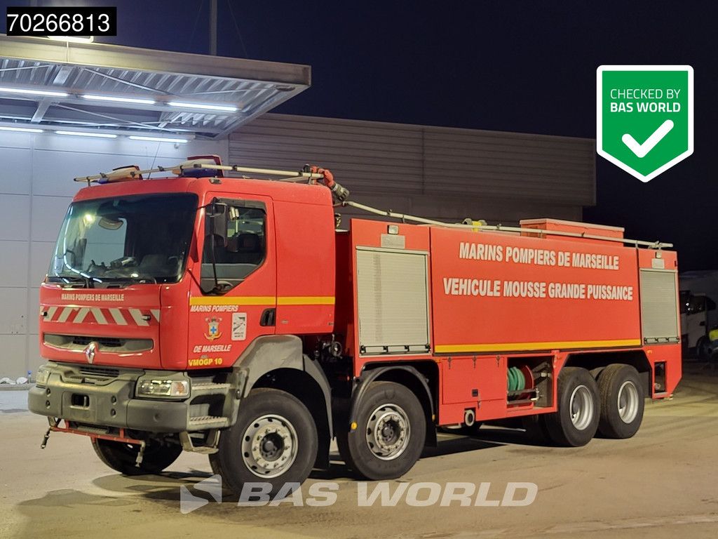 Renault Kerax 400 8X4 Feuerwehr Telma 12000L Manual Steelsuspension Euro 2