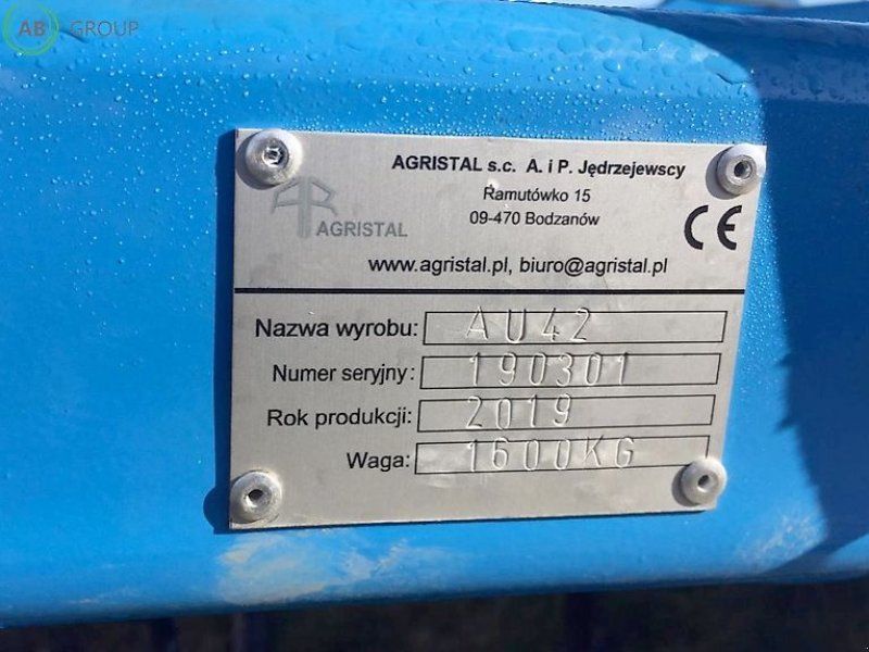 Agregat uprawowy 4,2 m Agristal AU