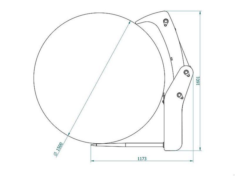 Rozcinak balotów D302